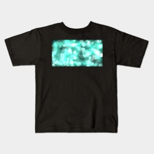 Abstract bubbles blue Kids T-Shirt